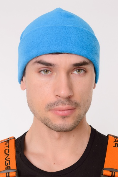 Шапка ,,Fleece,, (Флис 130 гр.м) Голубой TRITON_2