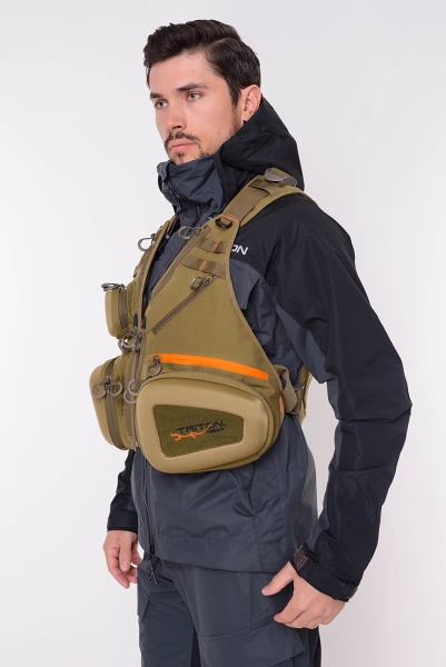 Жилет разгрузочный ,,PRO FISHER,, (Хаки) TRITON_2