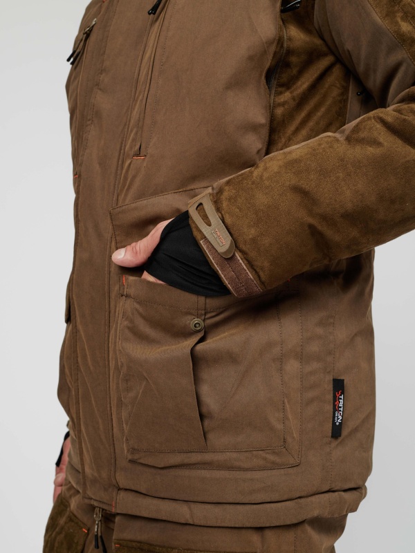 Костюм ,,HUNTER PRO,, -45 (Твил, Коричневый) TRITONGEAR_8