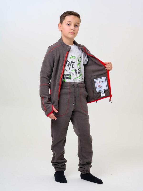 D00020 Костюм детский RICH (Флис, Серый) TRITONGEAR Узбекистан7