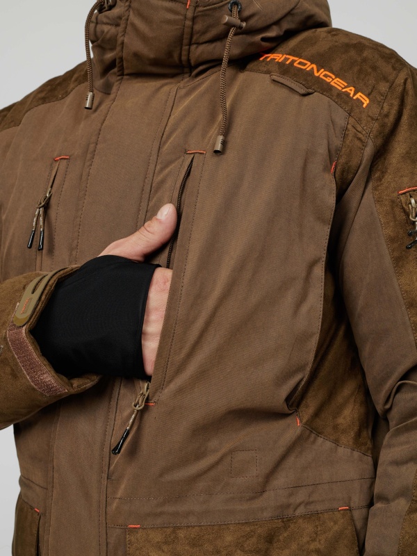 Костюм ,,HUNTER PRO,, -45 (Твил, Коричневый) TRITONGEAR_7